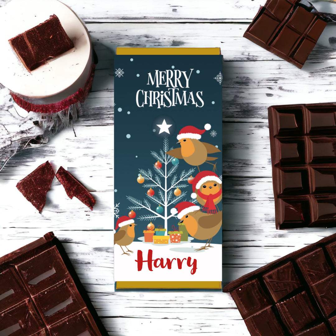 Personalised Christmas Chocolate