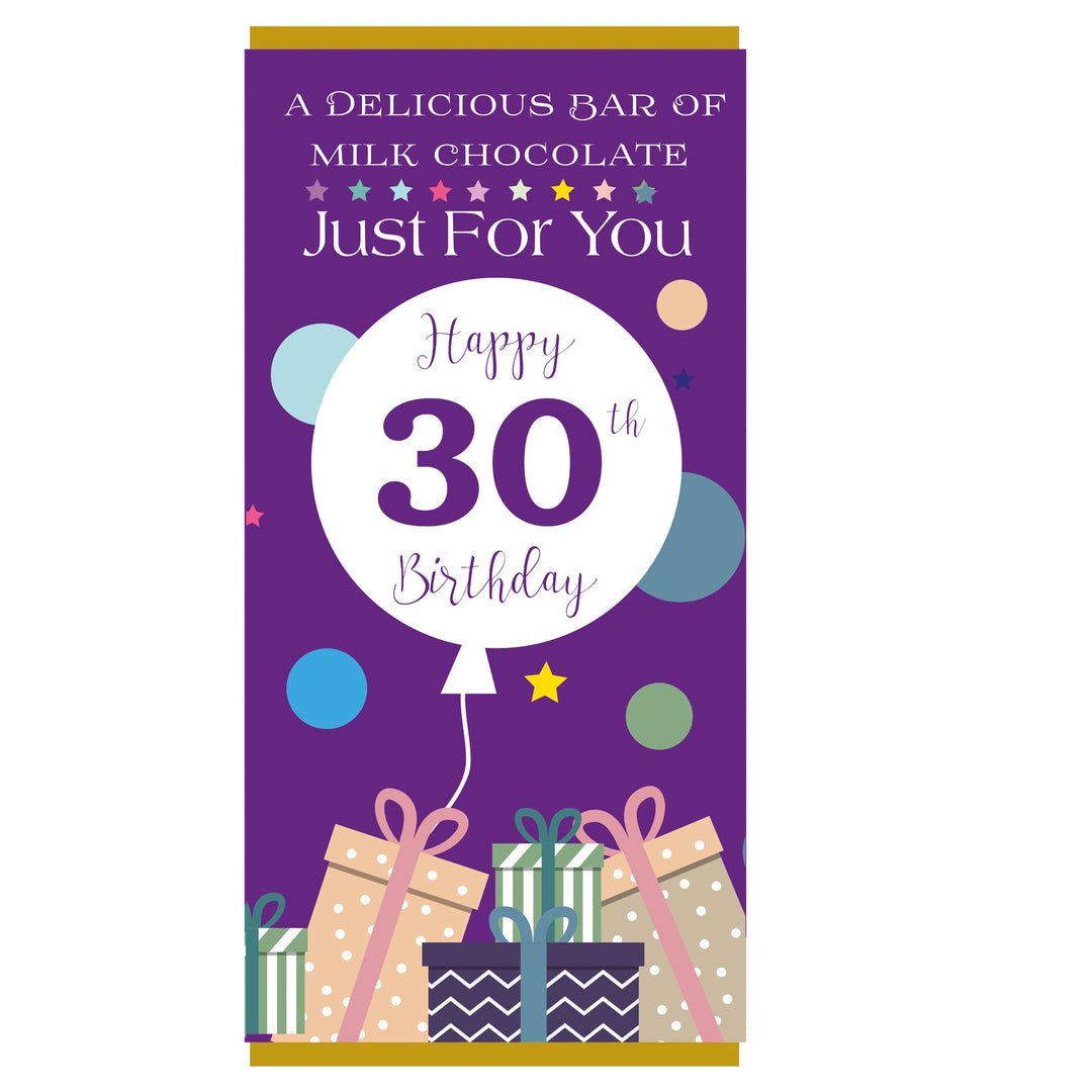 30th Birthday Chocolate Bar