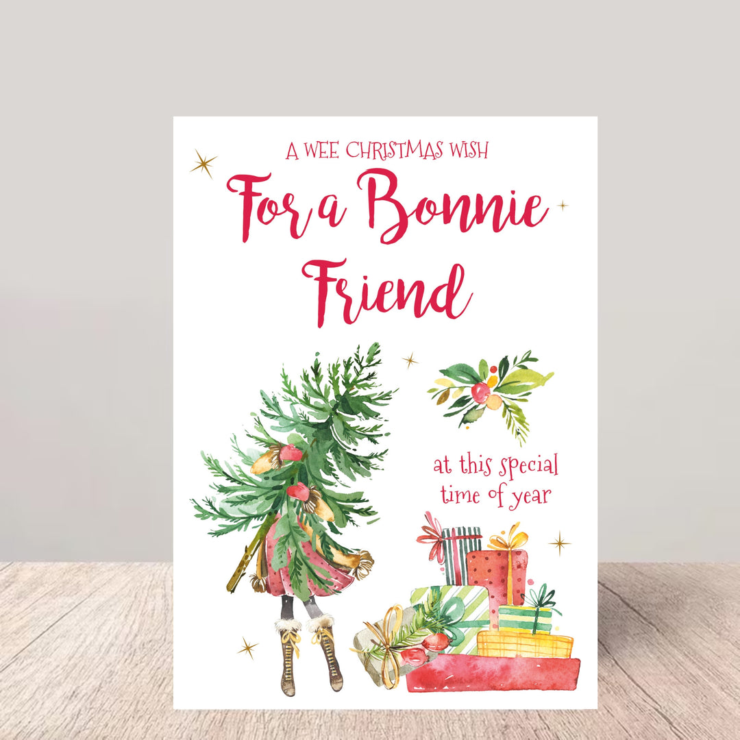 Bonnie Friend Christmas Card - Tree