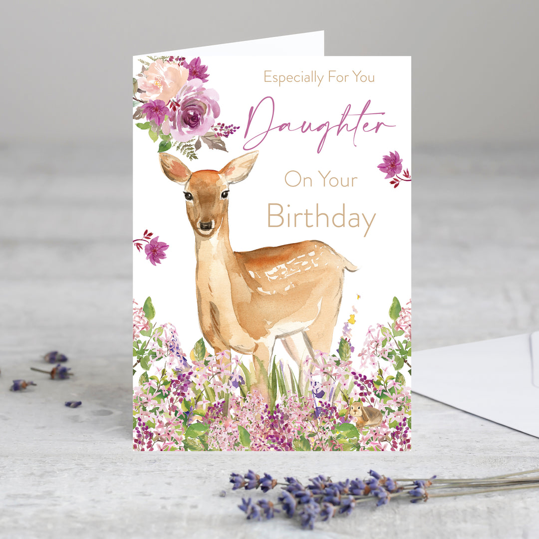 Daughter Doe Birthday Card