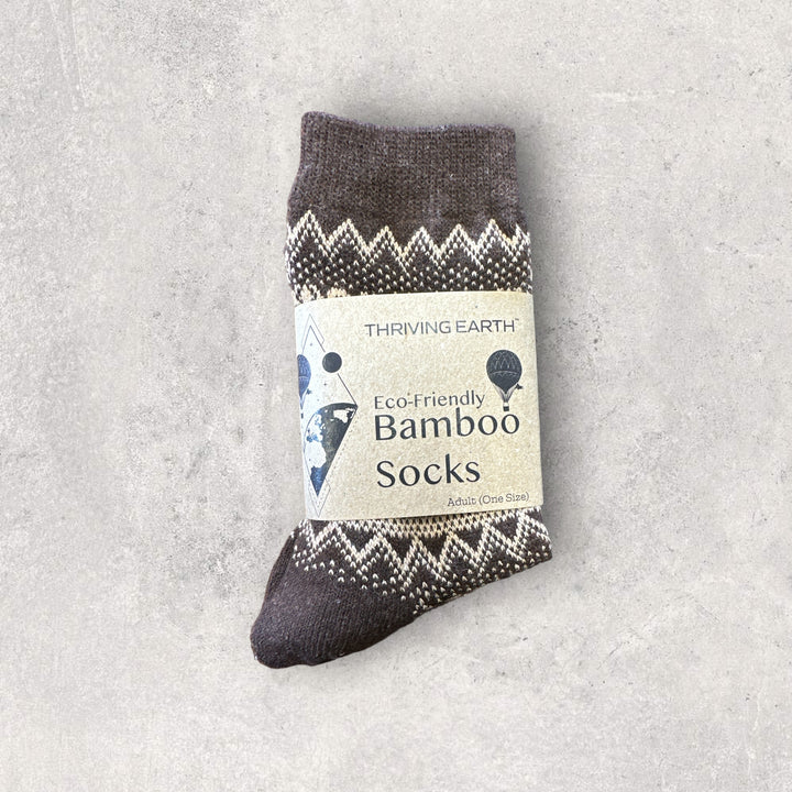 Grey Bamboo Socks - Thriving Earth