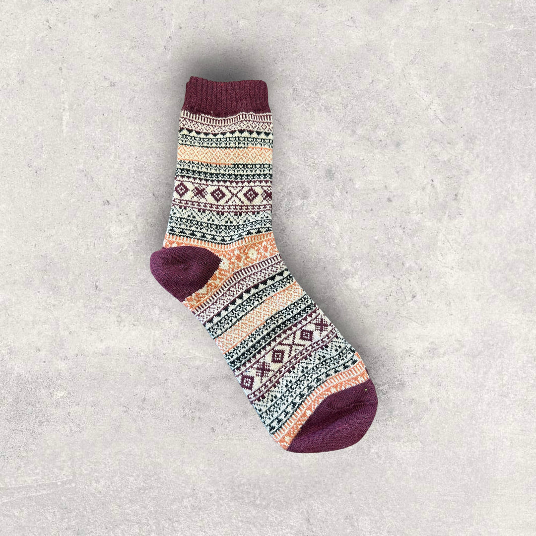 Red Bamboo Socks - Thriving Earth