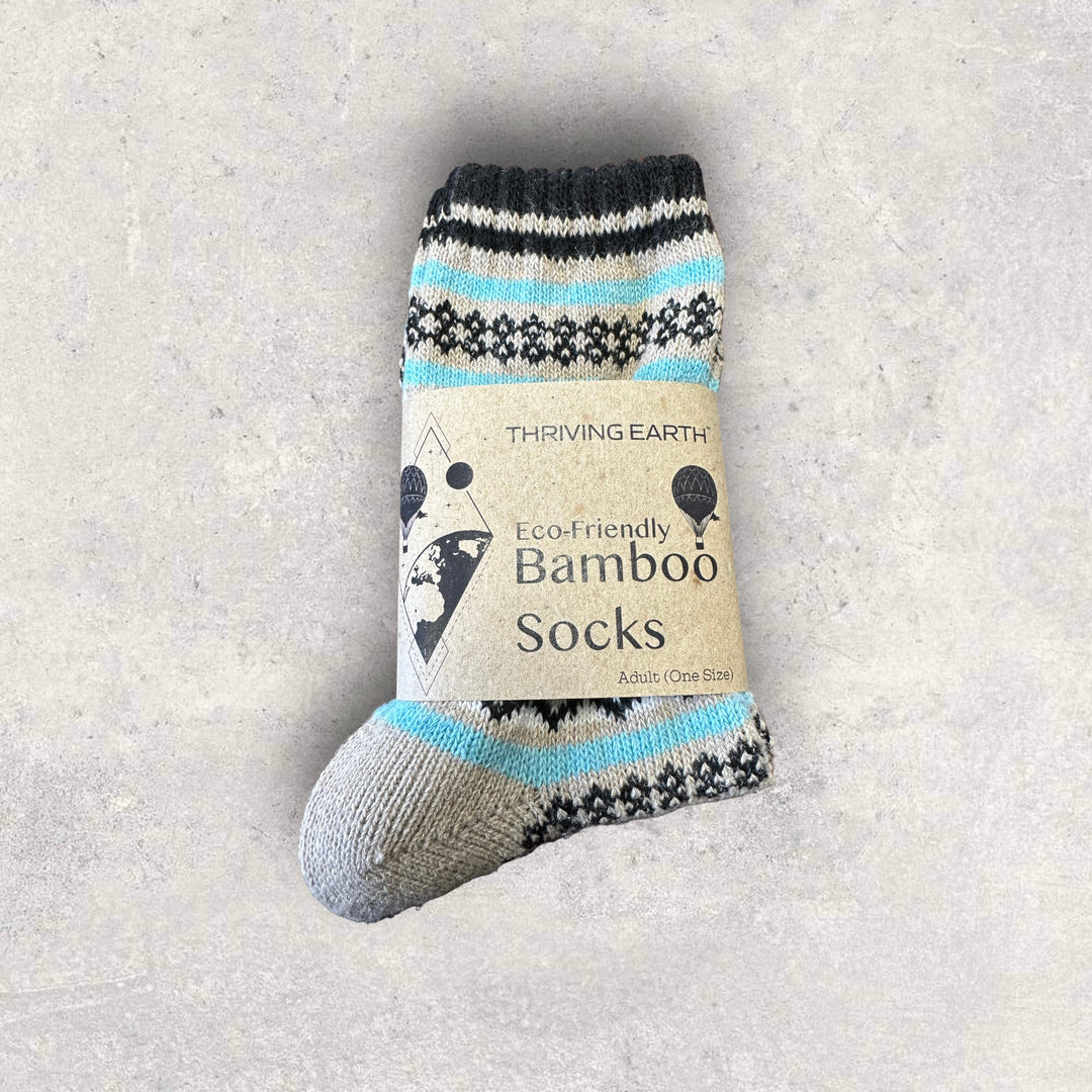 Icy Nights Bamboo Socks - Thriving Earth