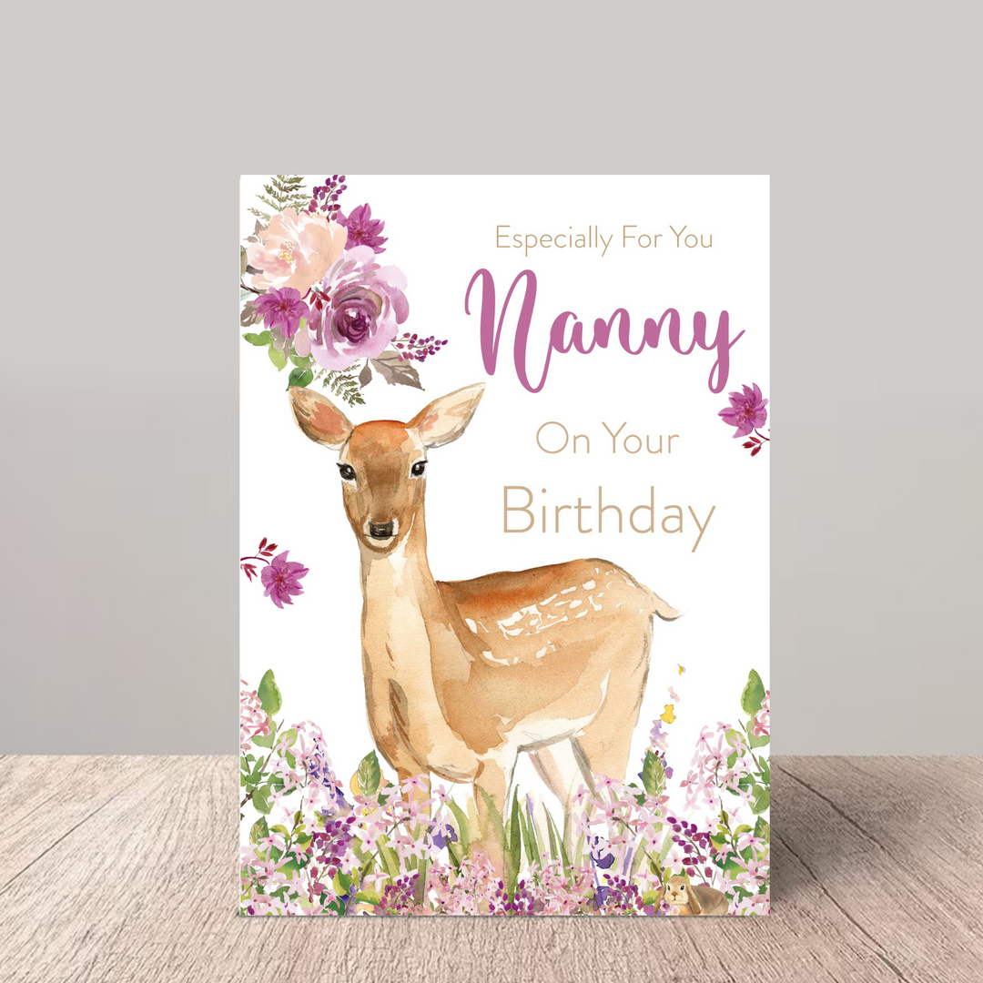 Nanny Doe Birthday Card