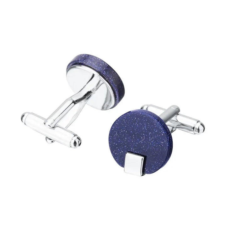 Blue Circle Starstone Cufflinks