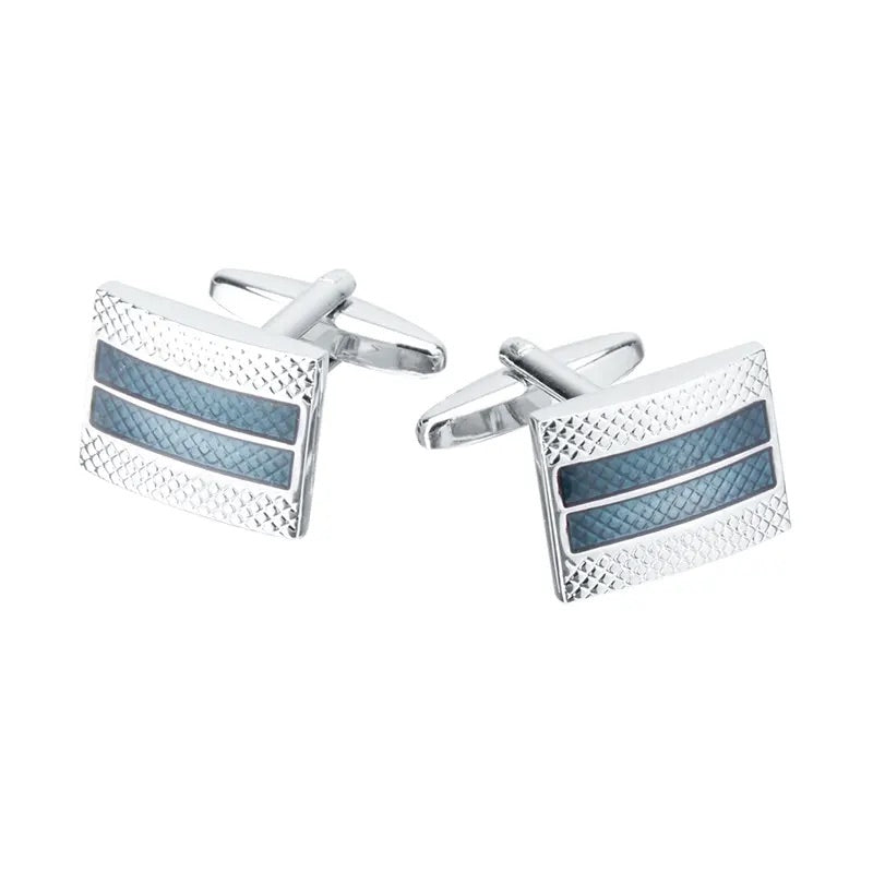 Indigo Enamel Cufflinks