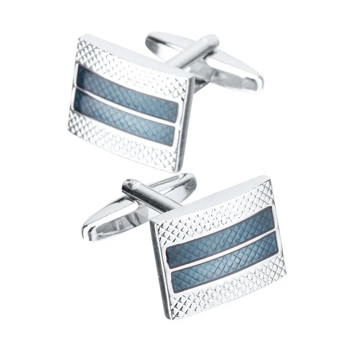 Indigo Enamel Cufflinks