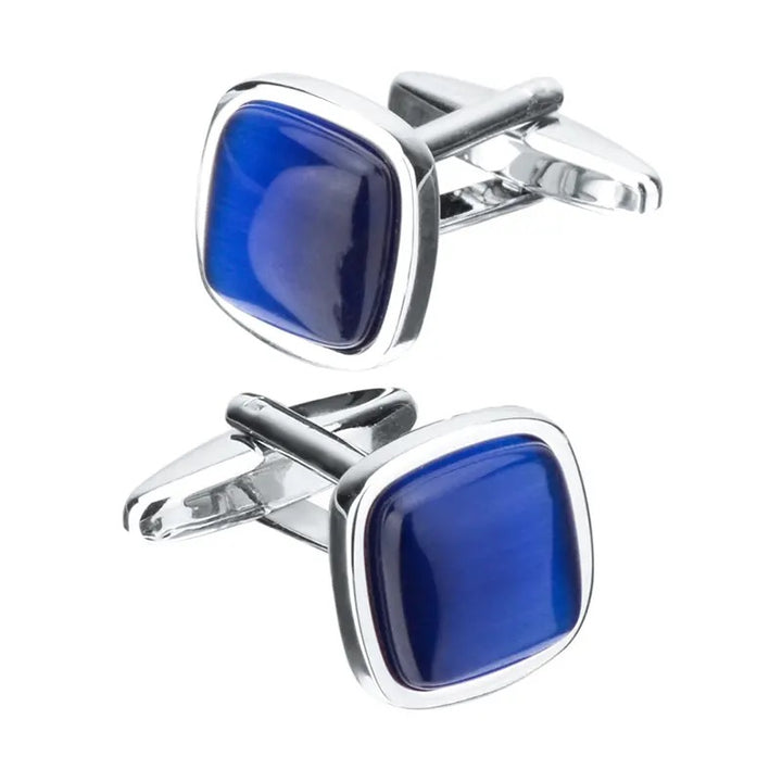 Blue Opal Cufflinks