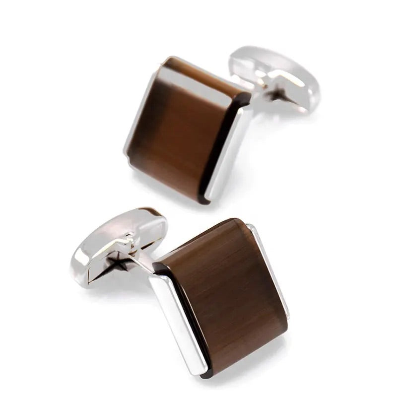 Brown Opal Cufflinks