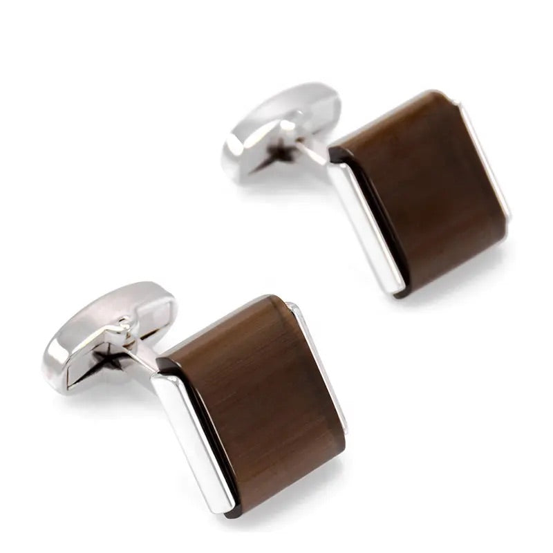 Brown Opal Cufflinks