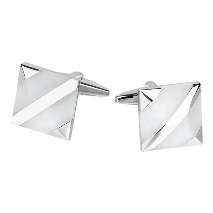 White Opal Cufflinks