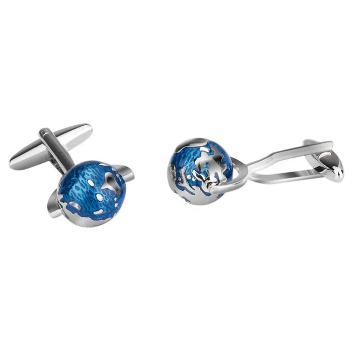 Spinning Globe Cufflinks