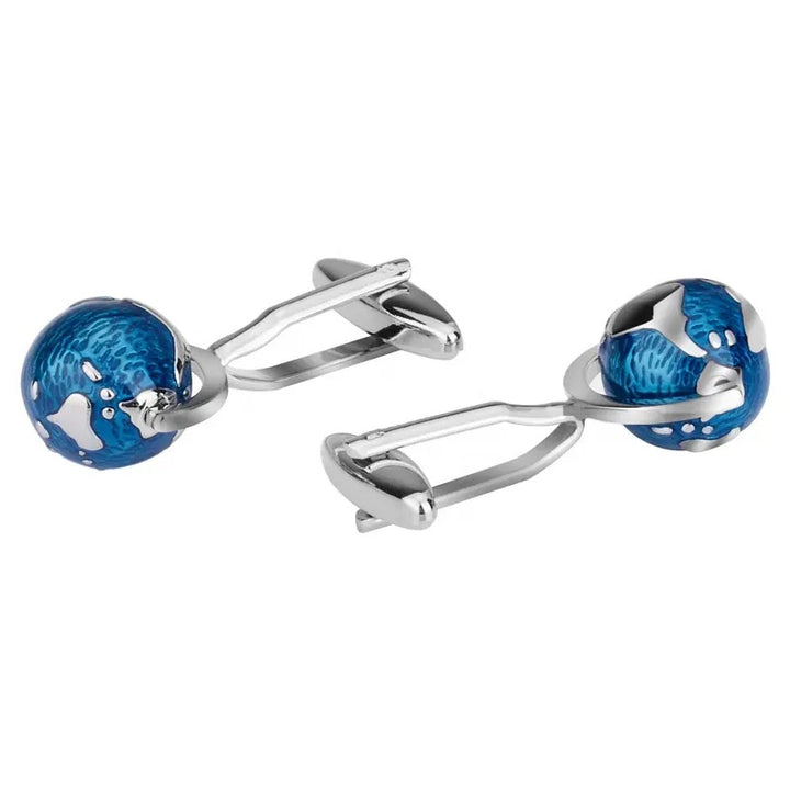 Spinning Globe Cufflinks