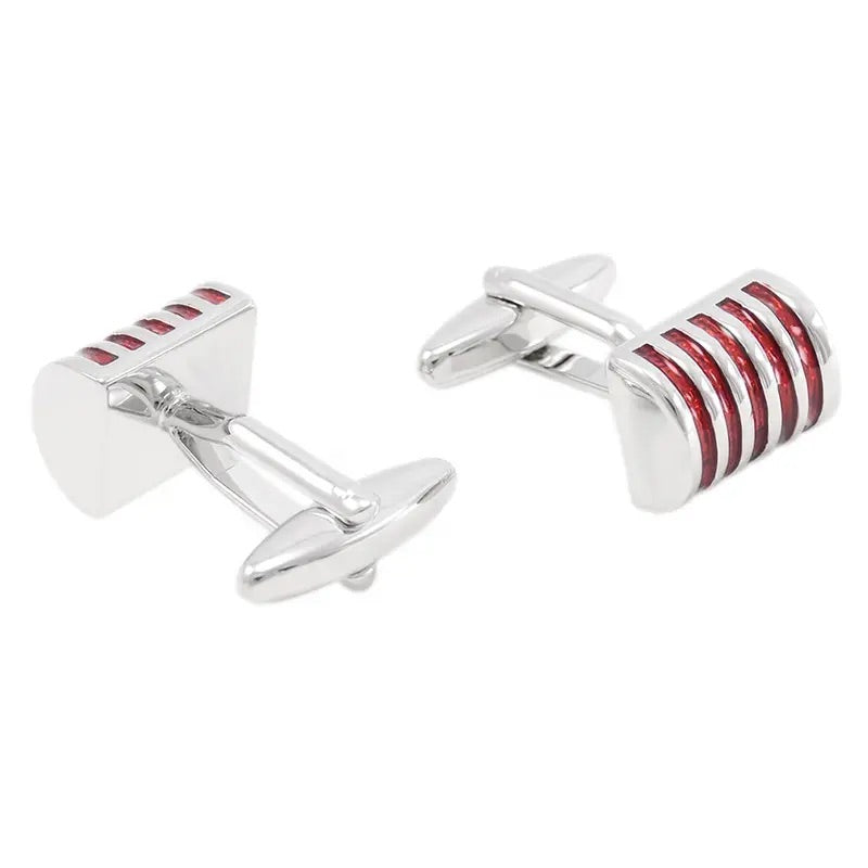 Red Stripe Cufflinks