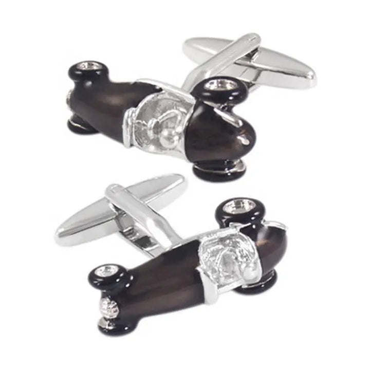 Black Racecar Cufflinks