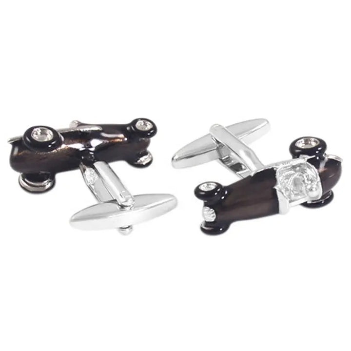 Black Racecar Cufflinks