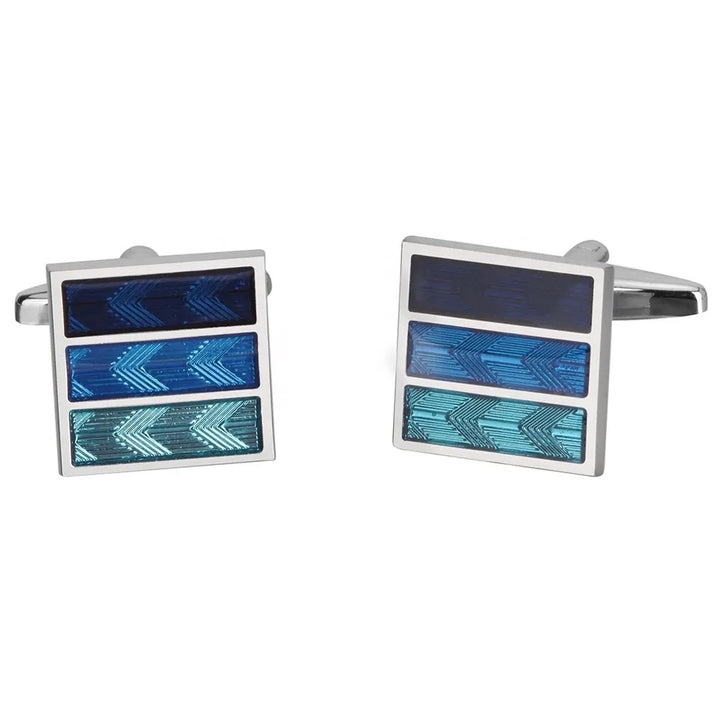 Square Stripe Cufflinks