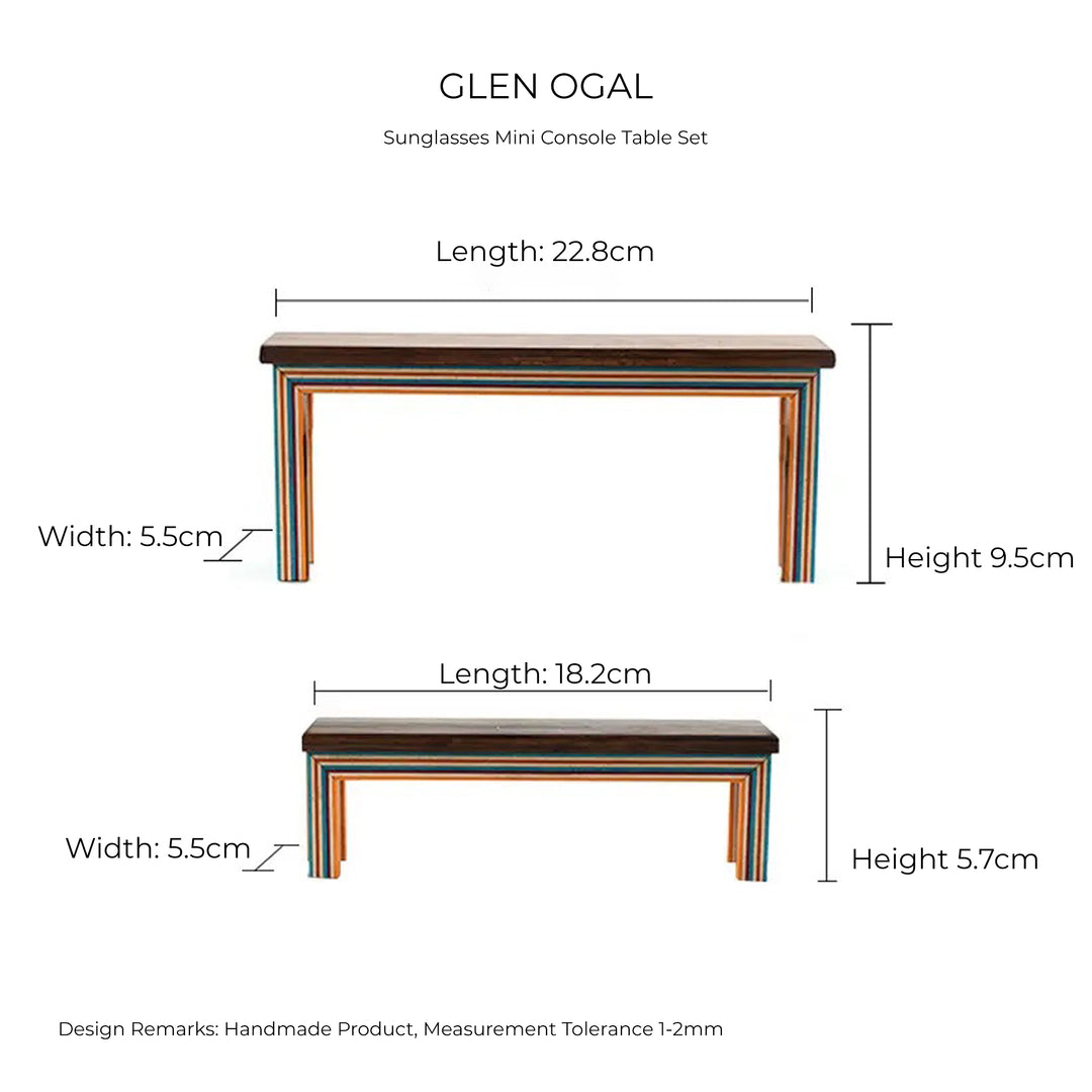 Sunglasses Console Table Set