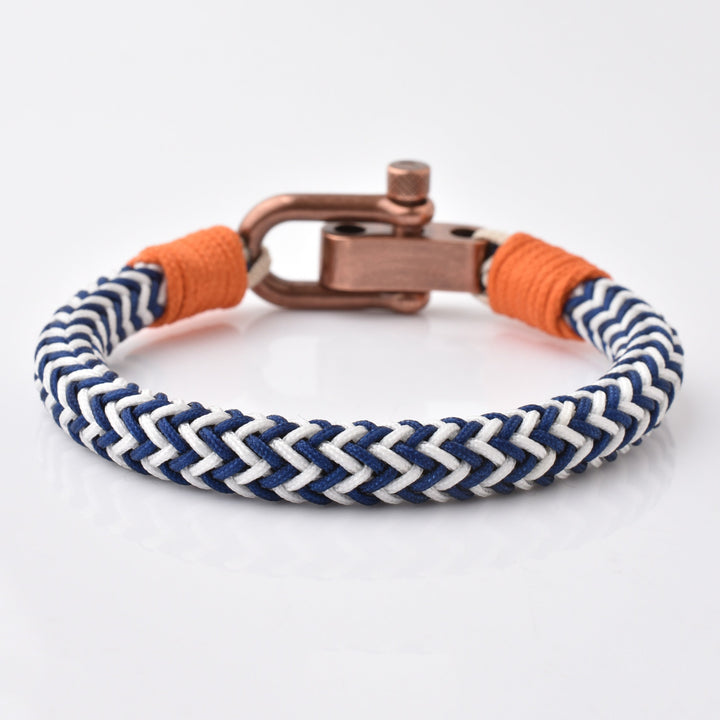 Men's Stainless Steel Copper U Shackle Nylon Rope