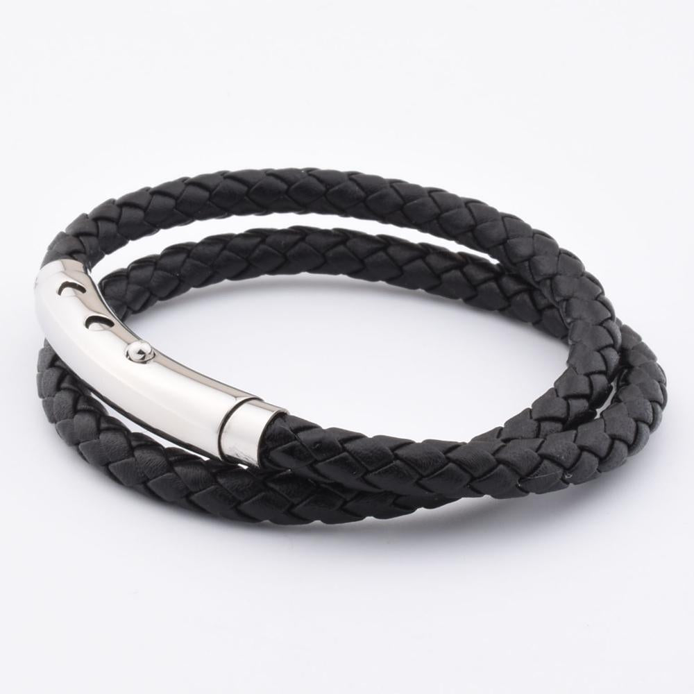 Unisex Leather Wrap Bracelet