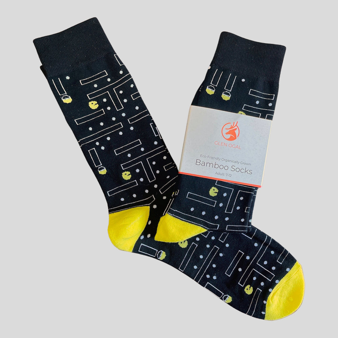 Pacman Bamboo Socks