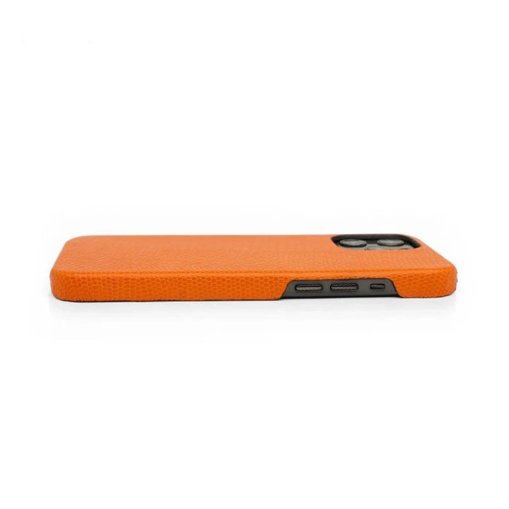 Italian Leather Phone Case - iPhone Orange