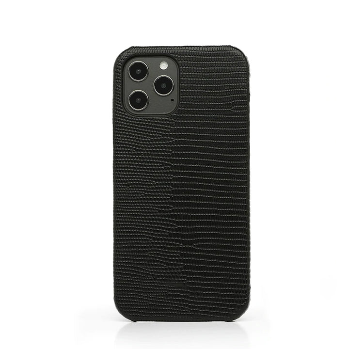 Italian Leather Phone Case - iPhone Black